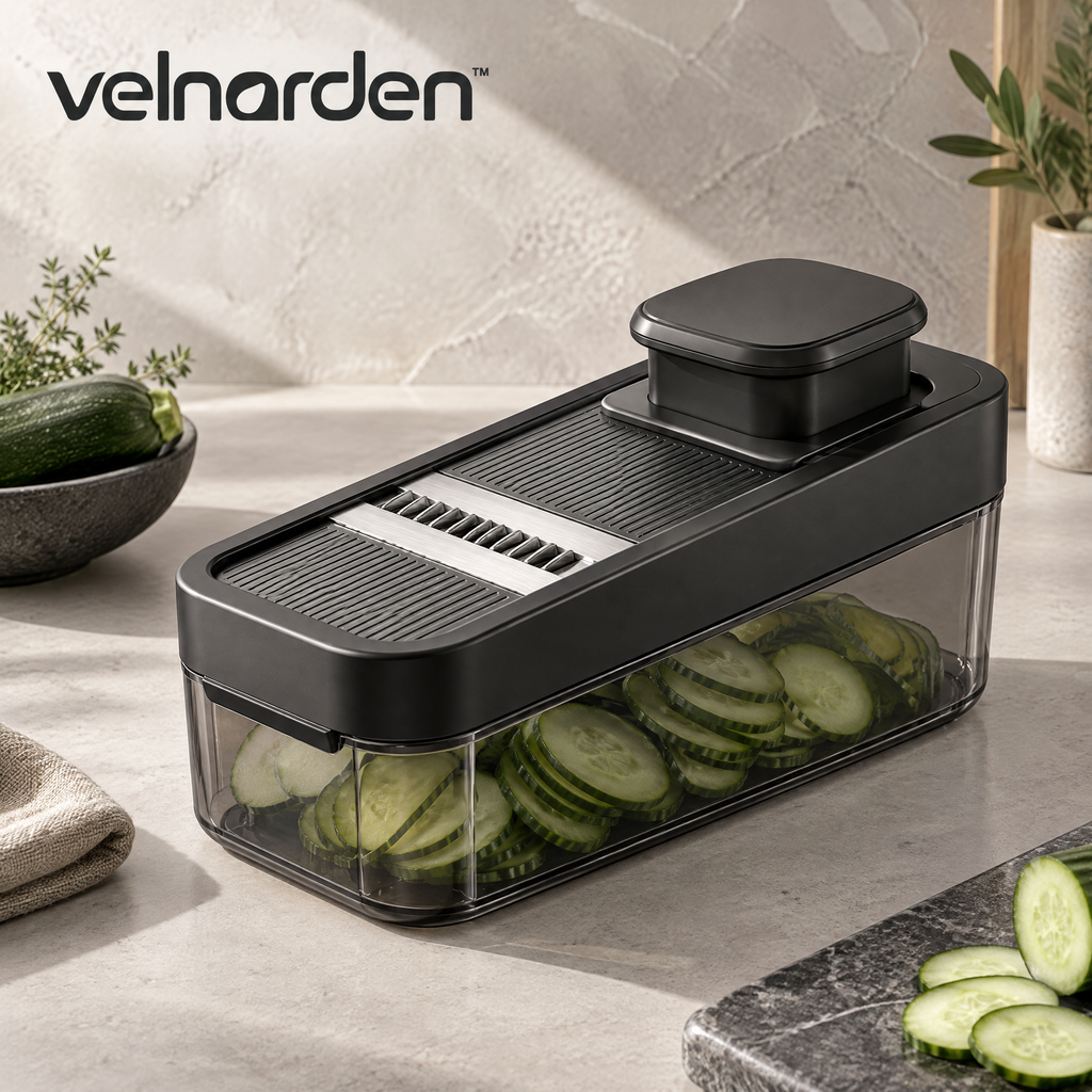 Velnarden™ Multi-Function Vegetable Slicer with Container