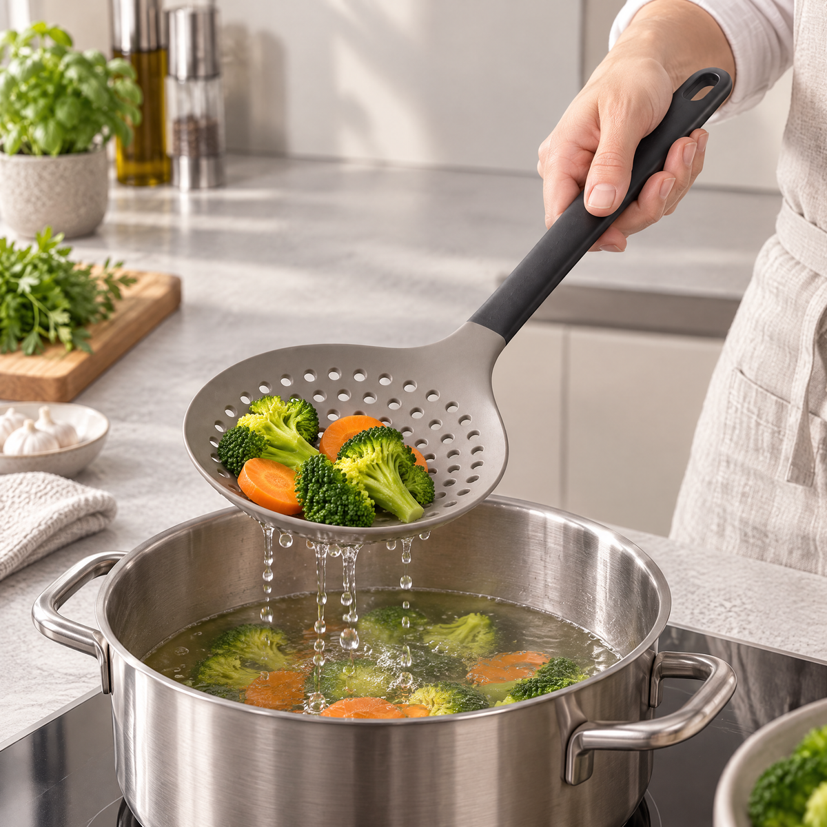 Velnarden™ Wide Slotted Skimmer Spoon