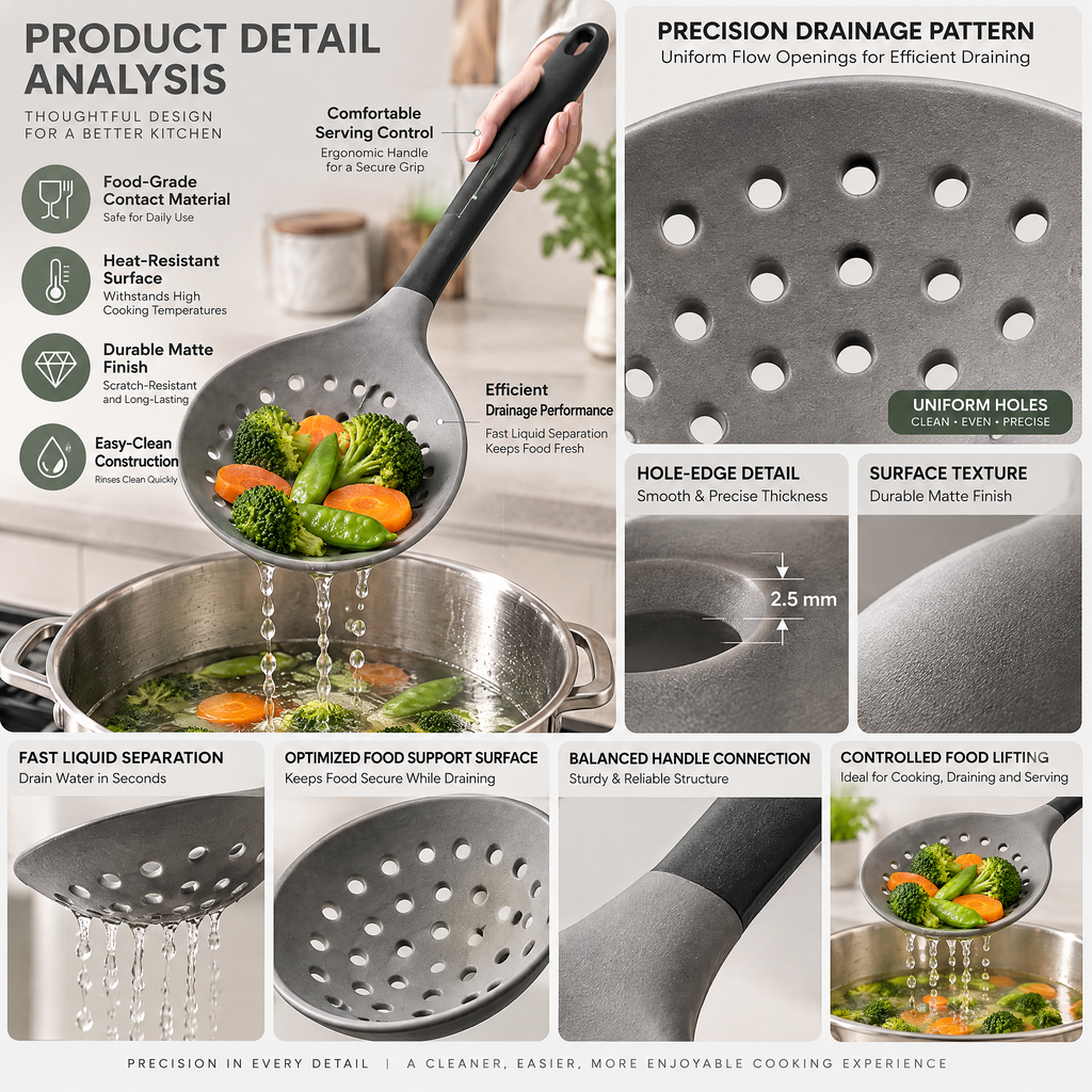 Velnarden™ Wide Slotted Skimmer Spoon
