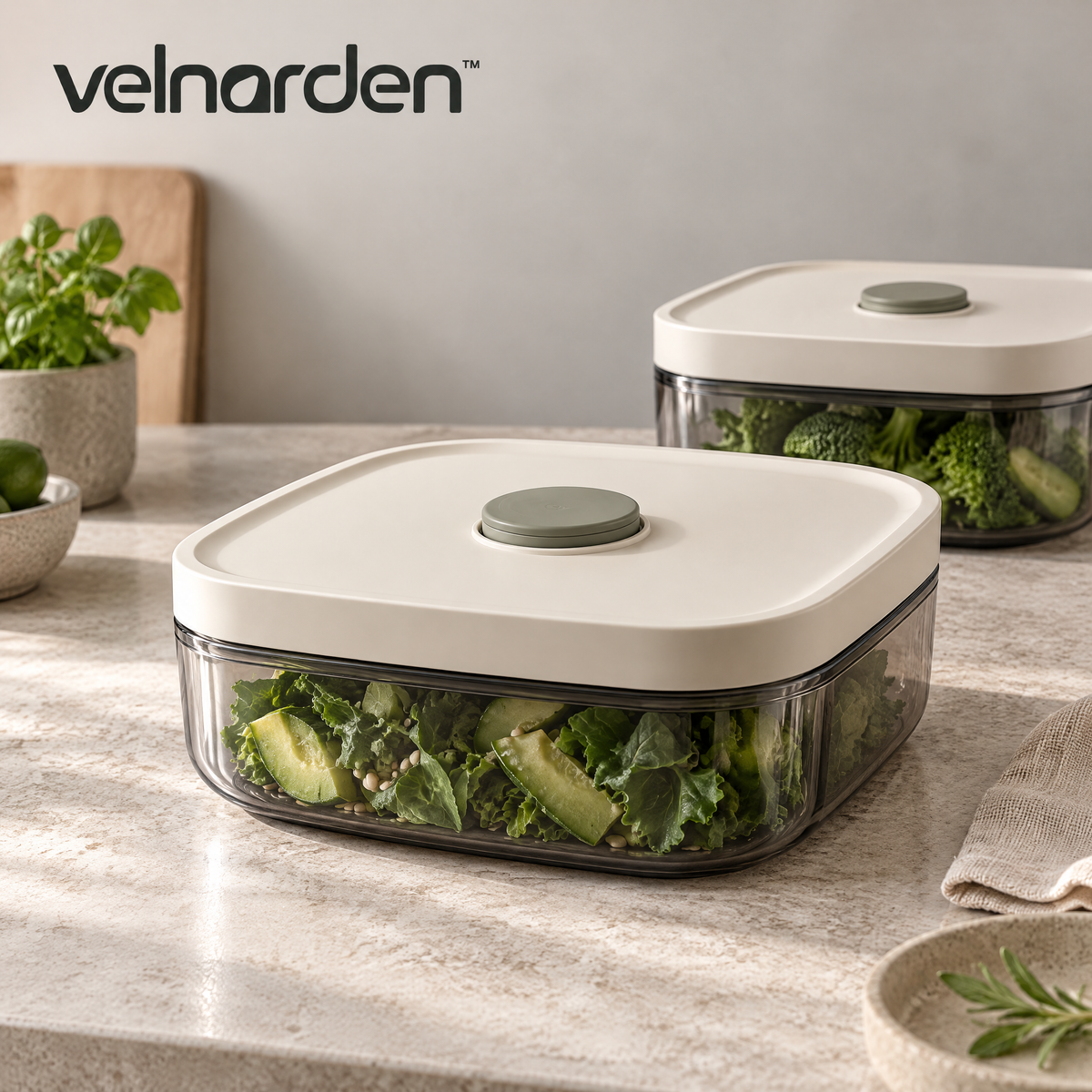 Velnarden™ Fresh-Seal Food Storage Container