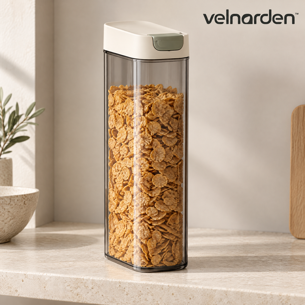 Velnarden™ Slim Cereal Storage Container