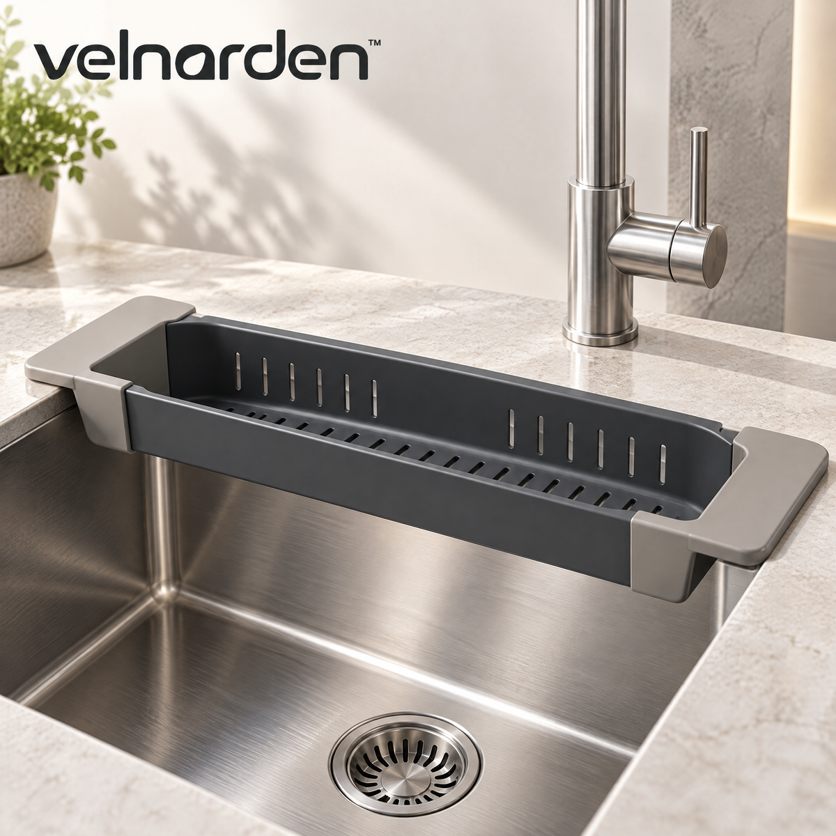 Velnarden™ Expandable Over-the-Sink Caddy